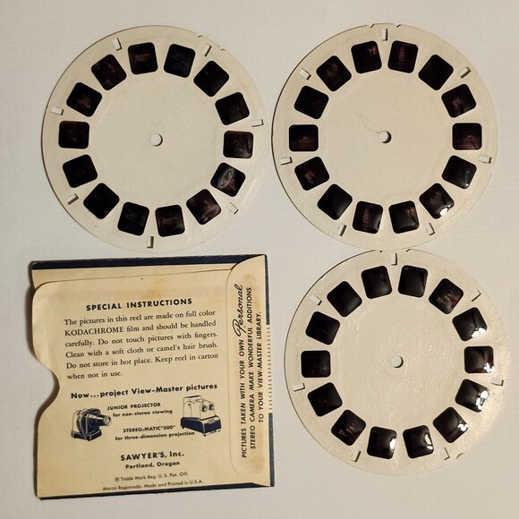 VINTAGE Walt Disney DISNEY ON PARADE View Master Reels 1973 Lot of 3 - Picture 5 of 5